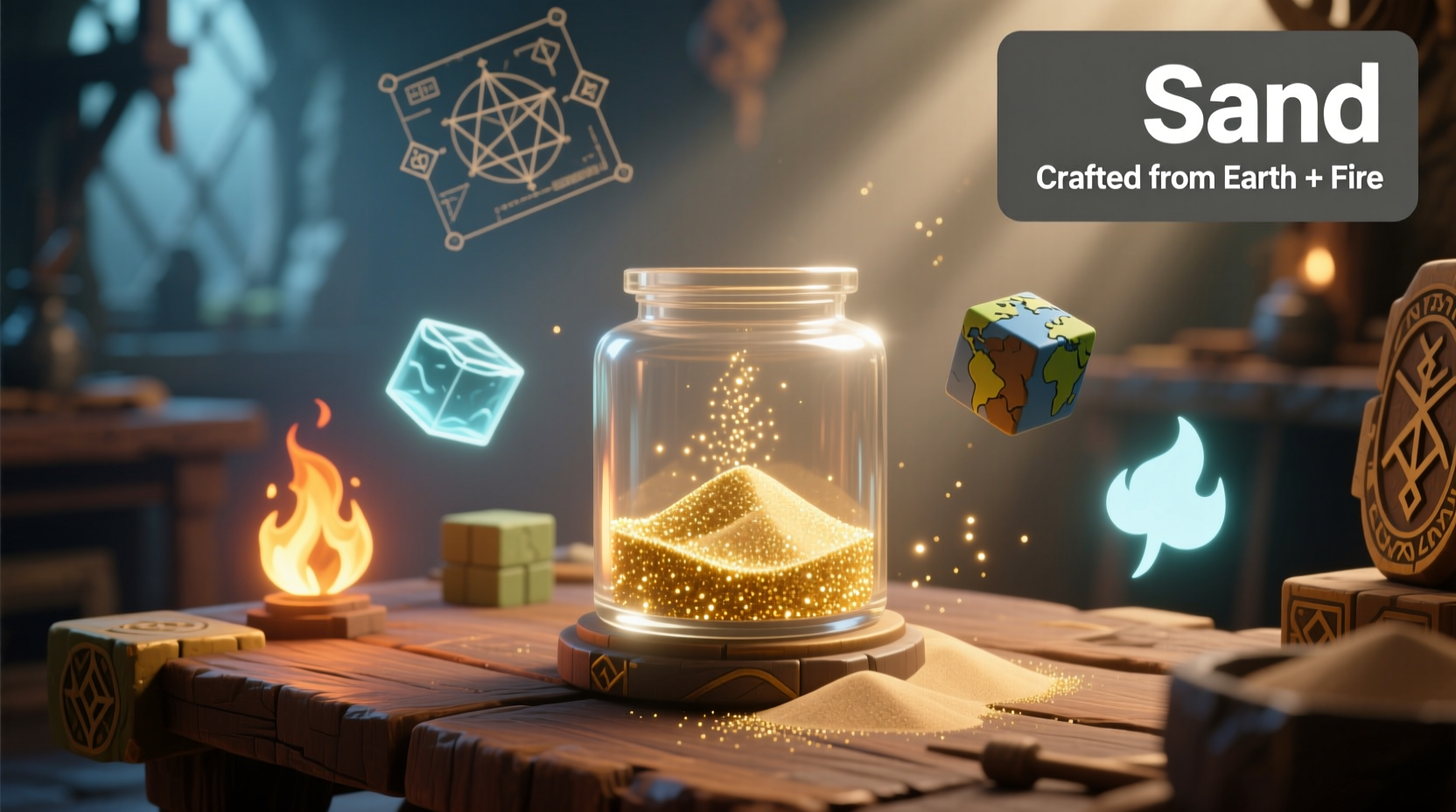 how to make sand in infinite craft