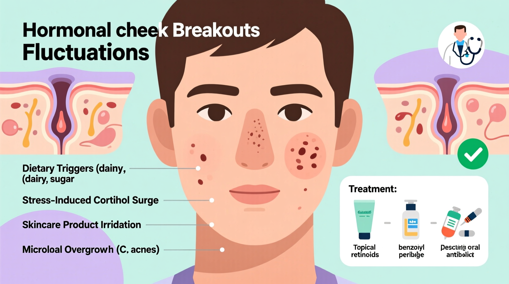 sudden cheek breakouts causes and how to treat them 2