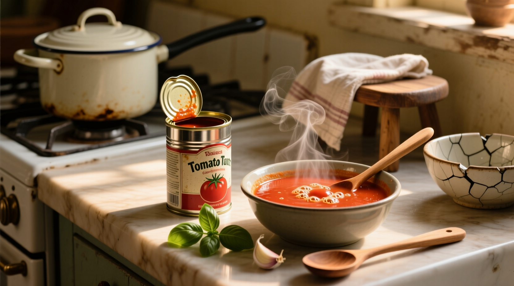 you can make tomato soup with a can of tomato paste