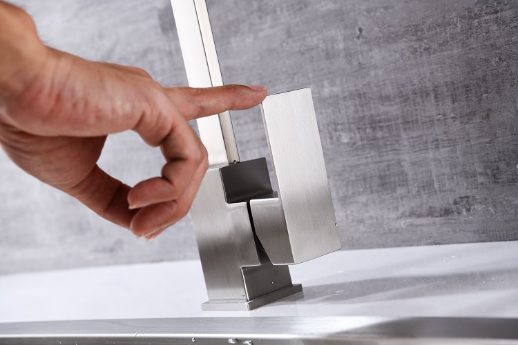 Fashion restaurant multi function sus304 kitchen faucet tap stainless steel square kitchen faucet torneiras da cozinha