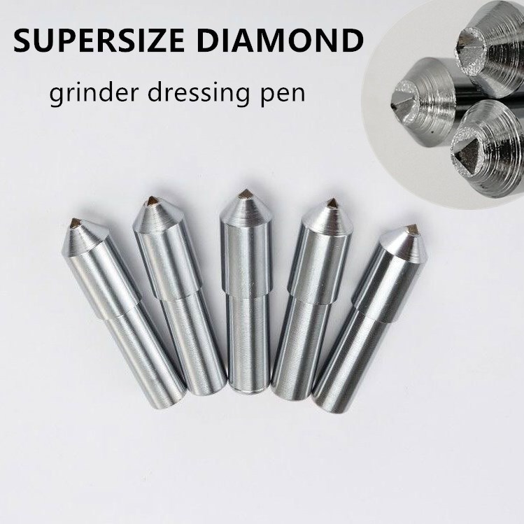Diamond Dressing Pen For Rotary Tools - Rectangle Head Grinding Wheel Dresser Tool, 10mm Shank
