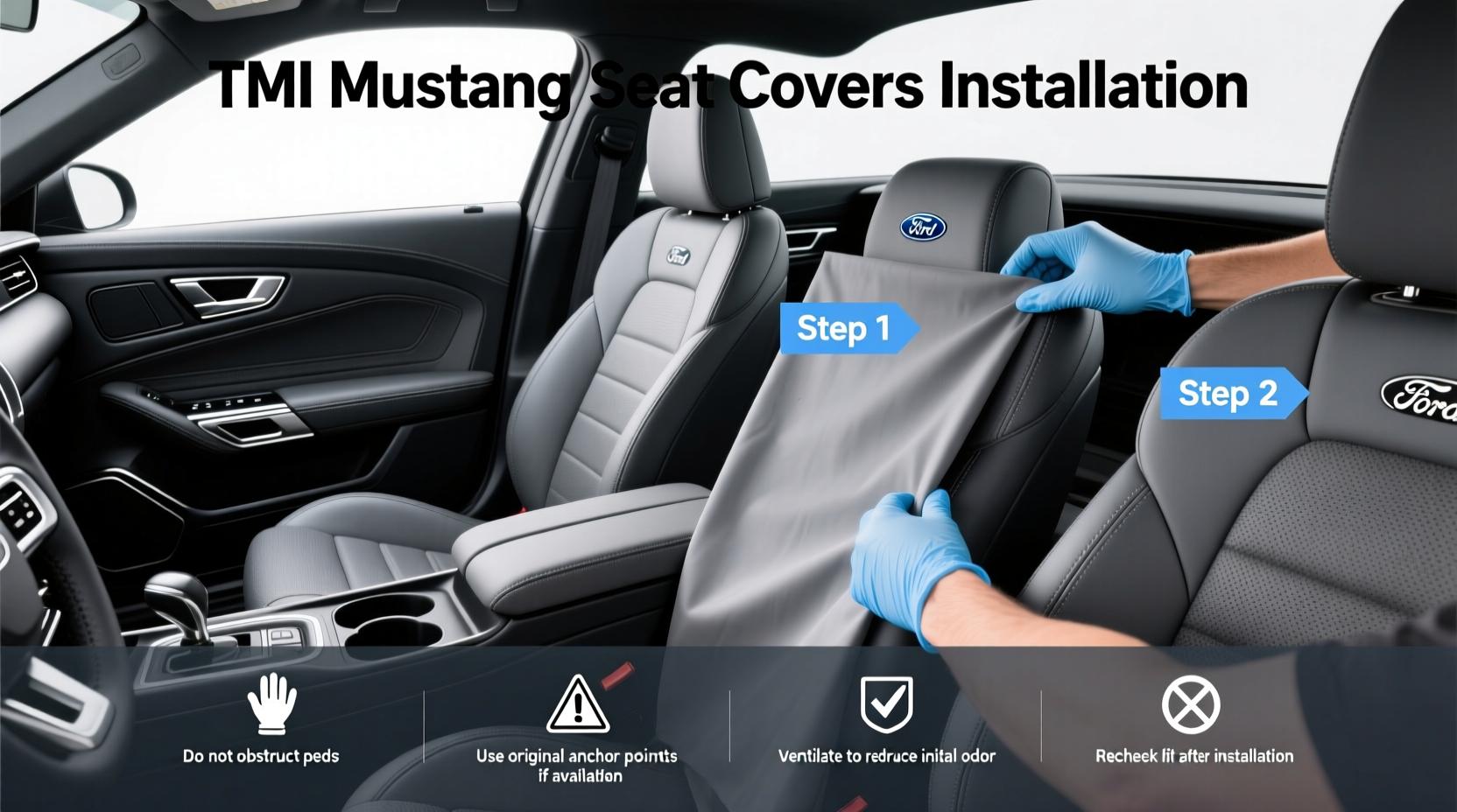 TMI Mustang Seat Covers Installation Buying Guide