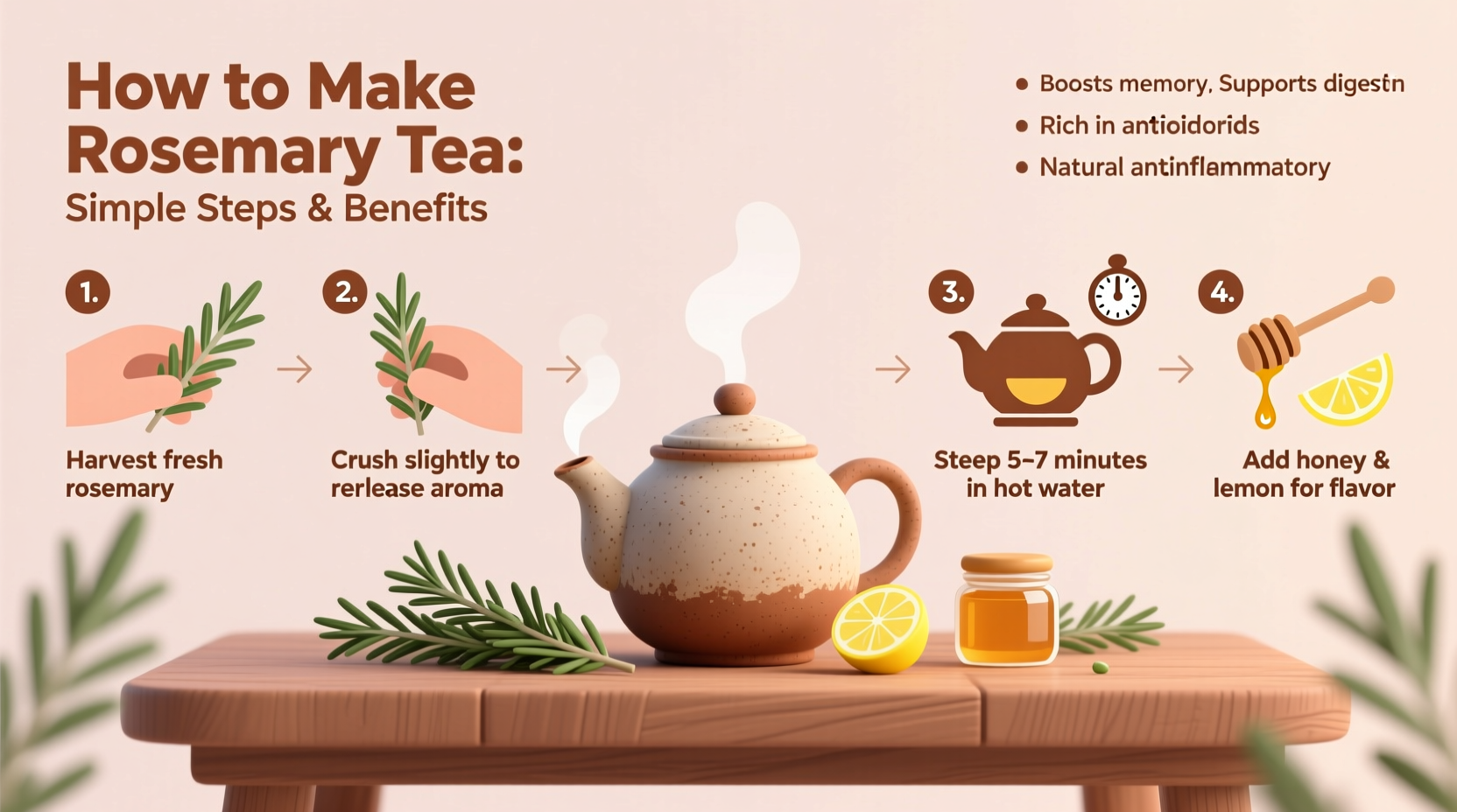 How to Make Rosemary Tea: Simple Steps & Benefits