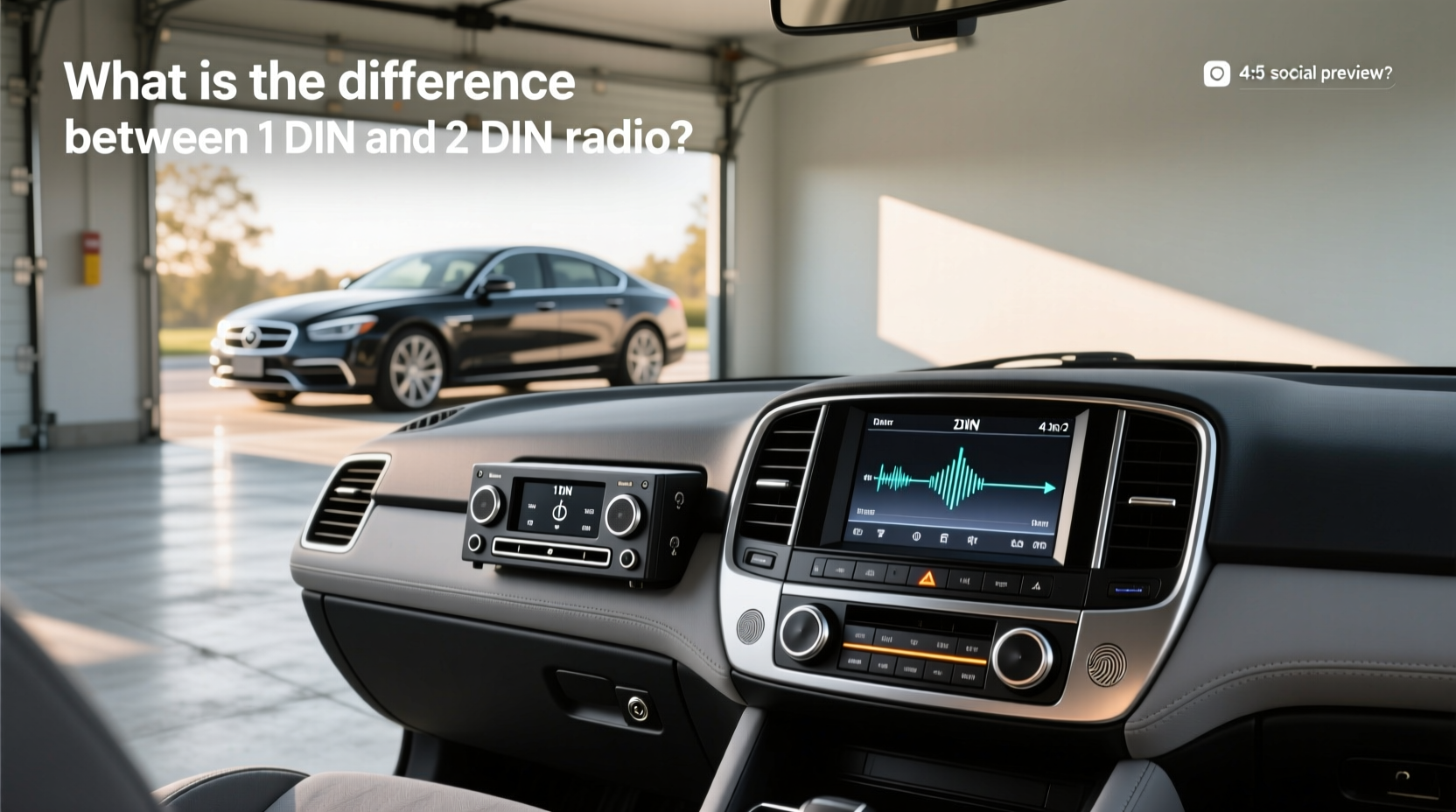 How to Choose 1 din radio,What is the difference between 1 DIN and 2 DIN radio?