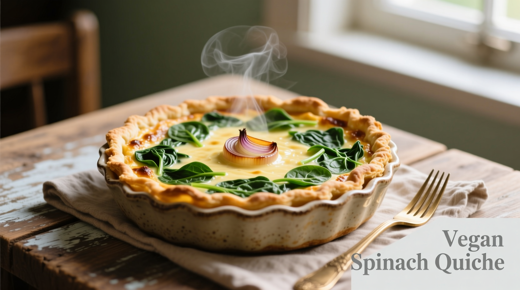 Perfect Vegan Spinach Quiche Recipe: Creamy & Egg-Free