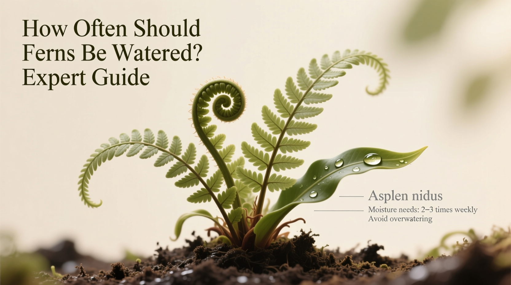 how often should ferns be watered