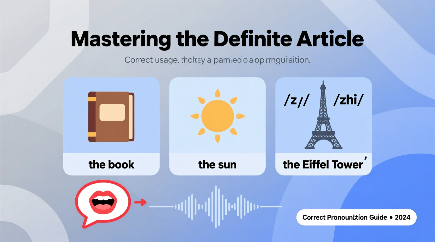 mastering the definitive article a clear guide on how to read and pronounce the correctly