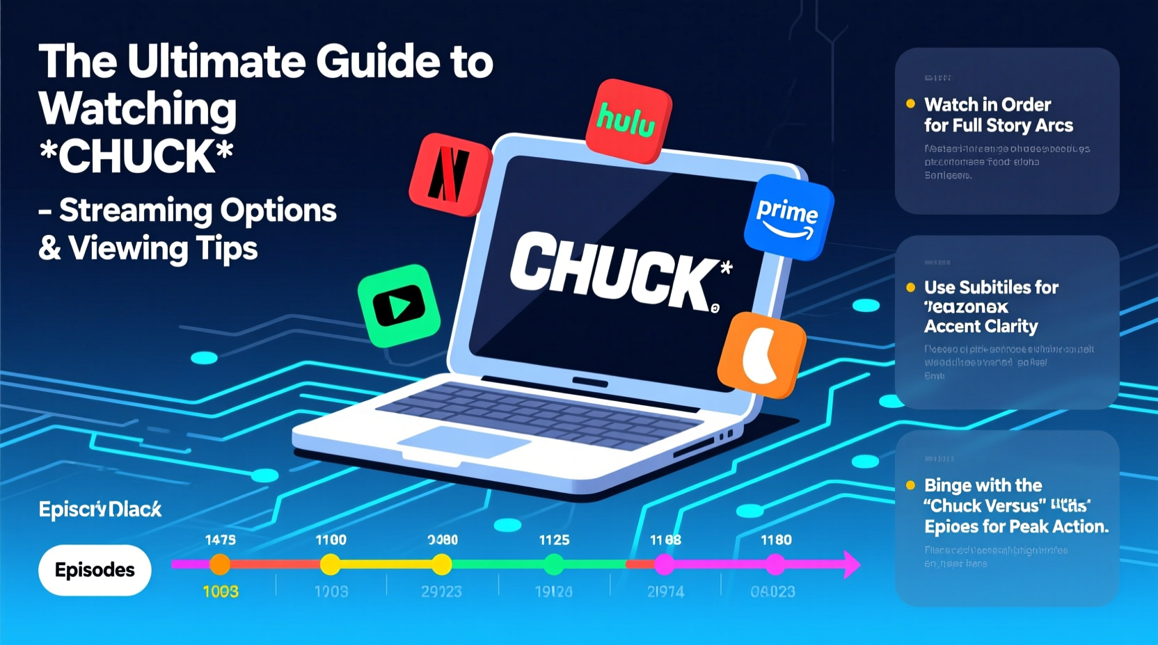 the ultimate guide to watching chuck tv show streaming options and viewing tips
