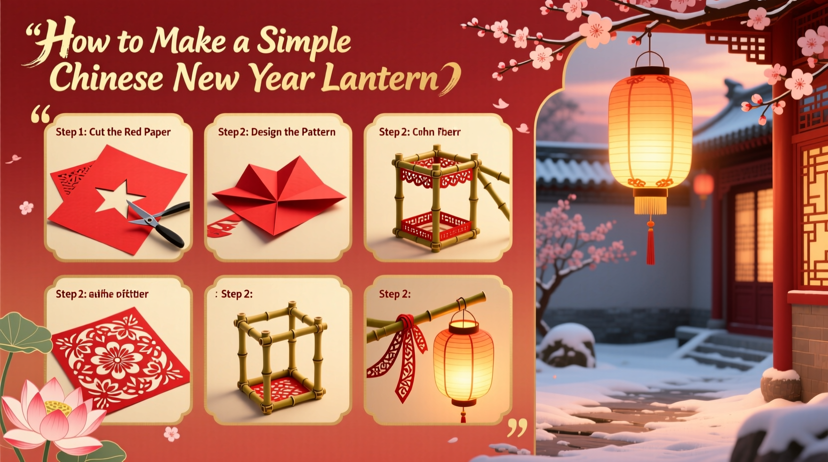How to Make a Simple Chinese New Year Lantern