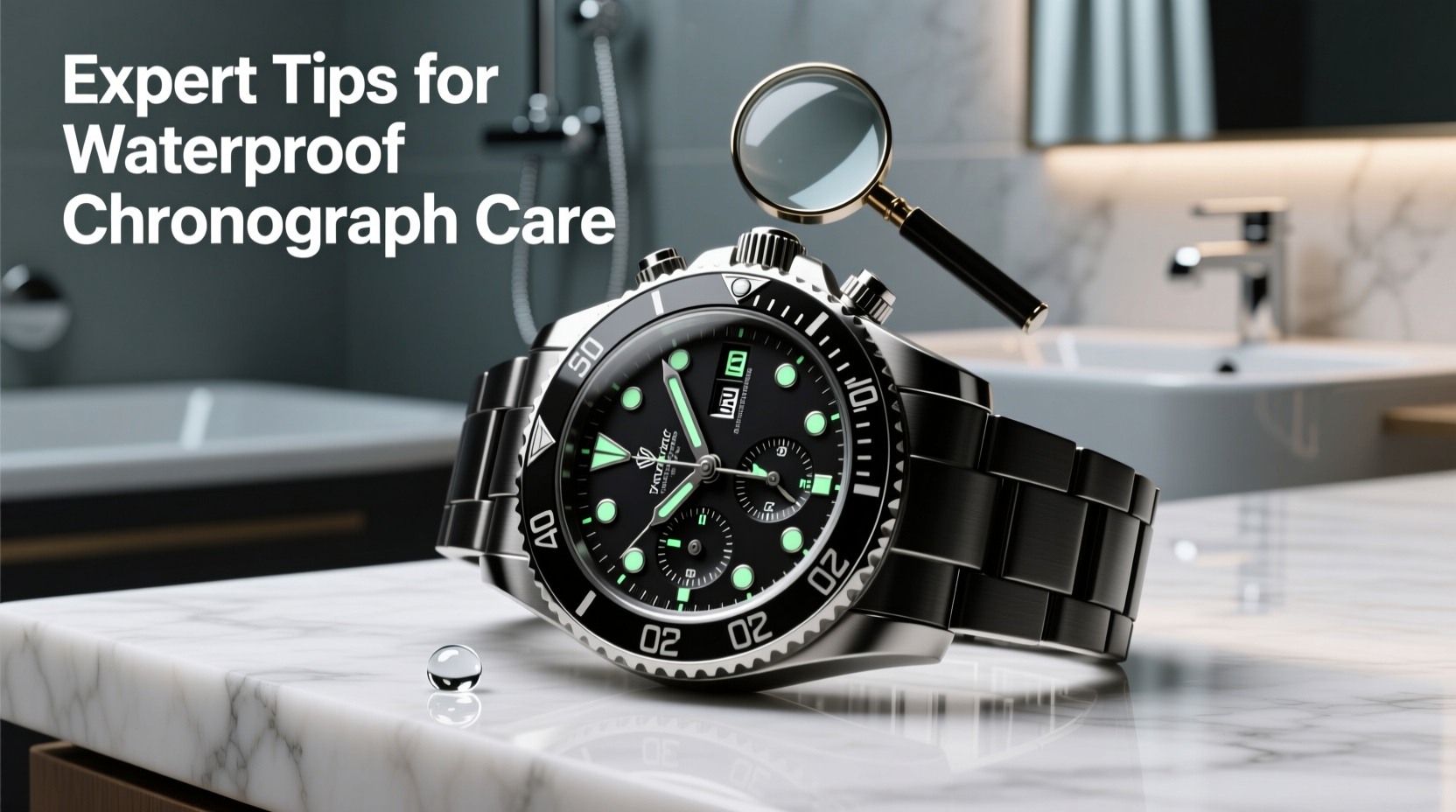 expert tips for properly maintaining and caring for your waterproof chronograph watch