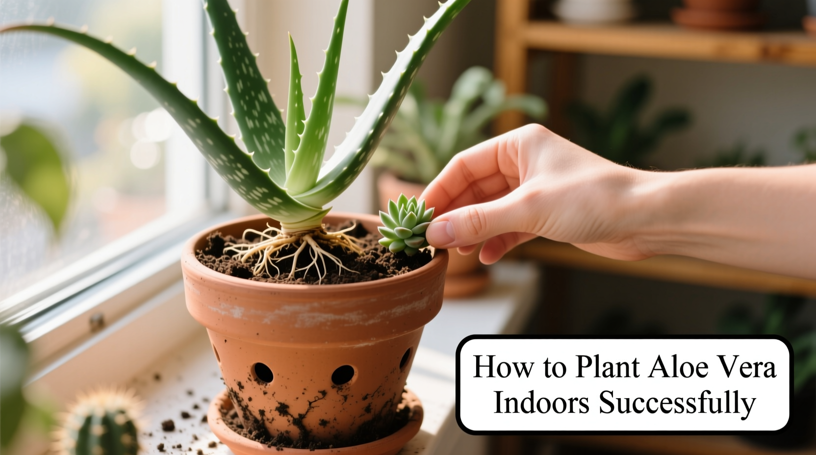 how to plant aloe vera plant indoors