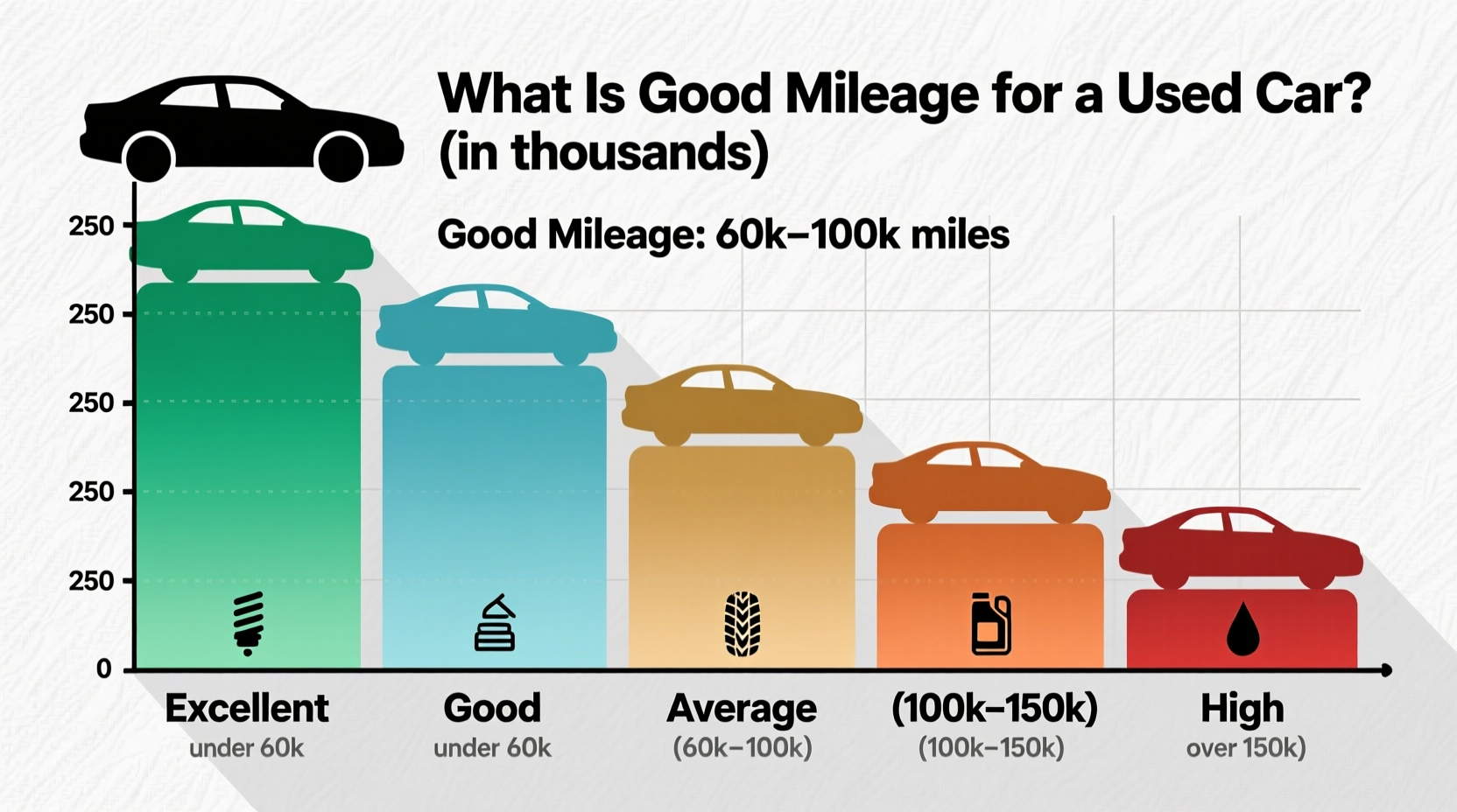 how much mileage is good for used car