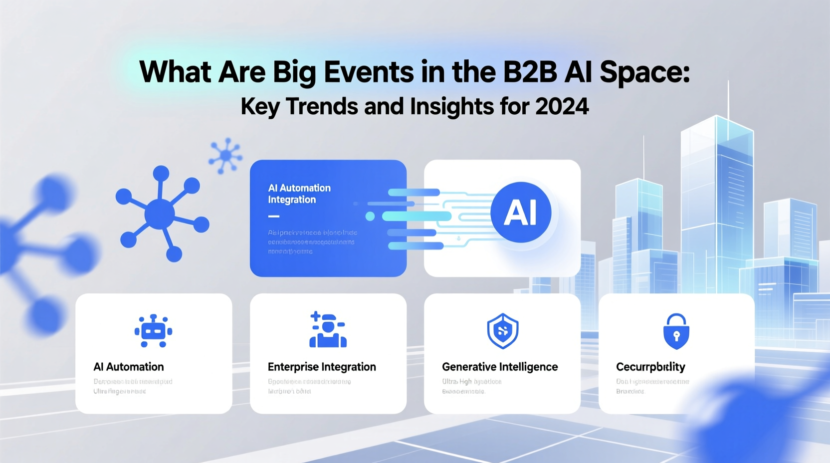 what are big events in the b2b ai space