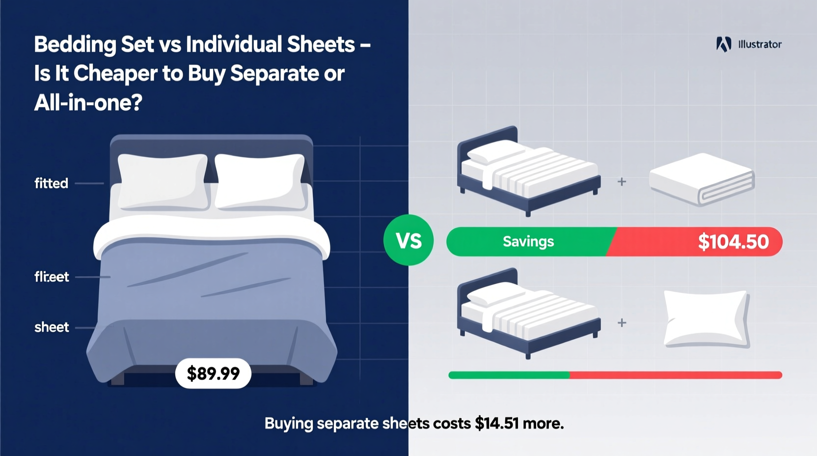 bedding set vs individual sheets is it cheaper to buy separate or all in one 2