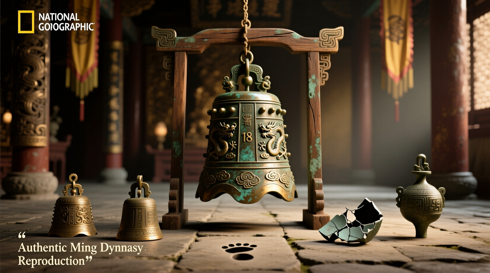 antique bronze ringer bell