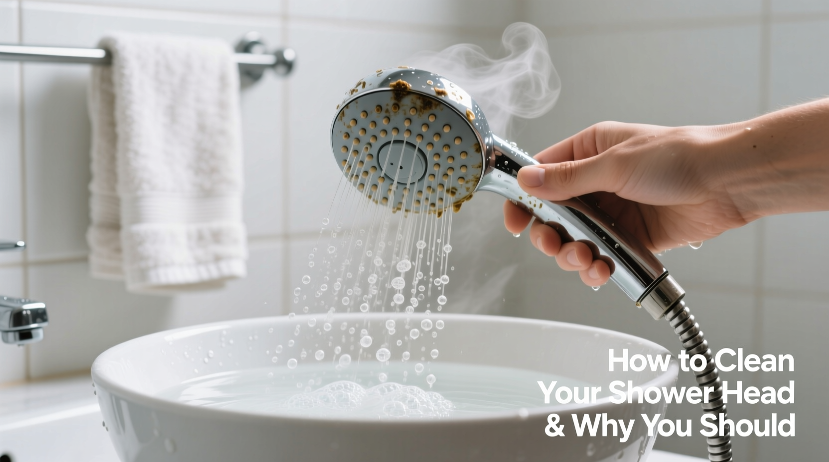 how to clean your shower head and why you should
