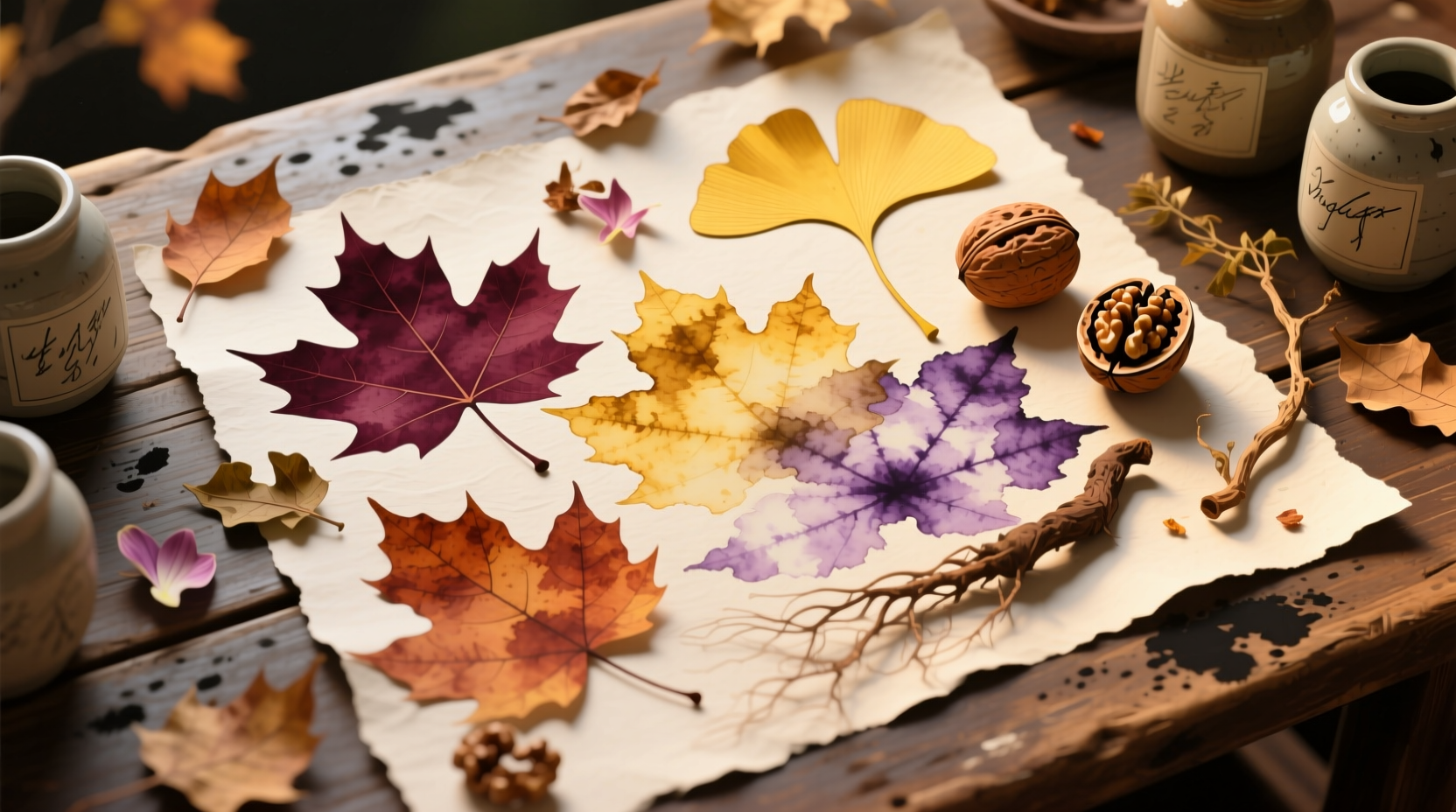 fall plant based dye