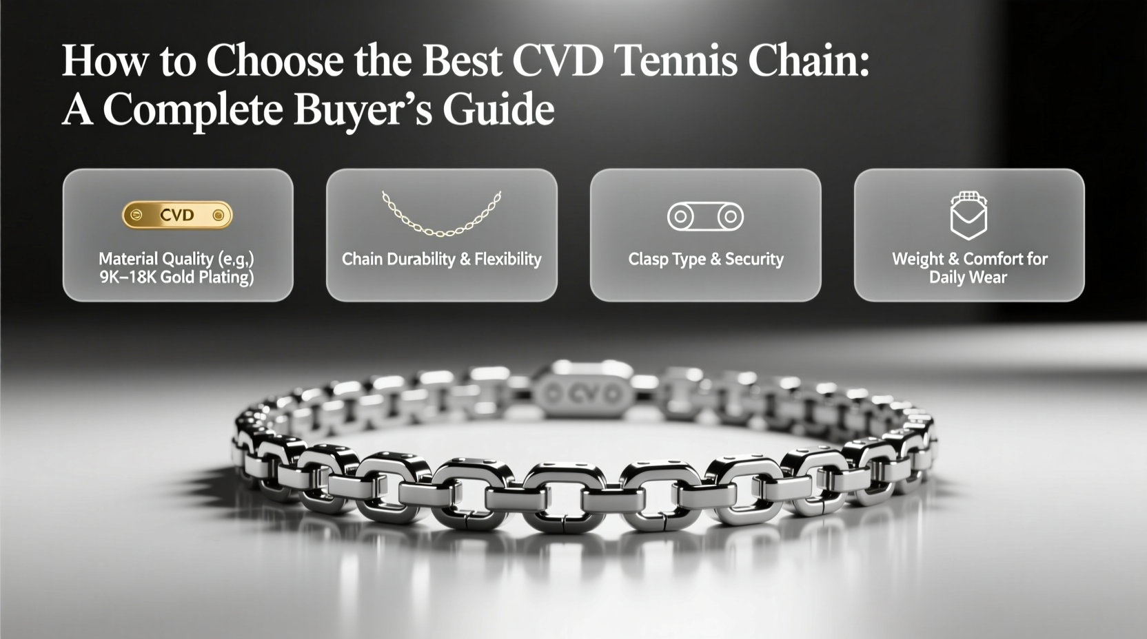 How to Choose the Best CVD Tennis Chain: A Complete Buyer's Guide