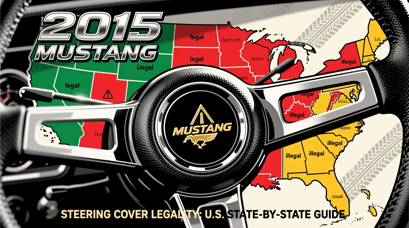 mustang 2015 steering cover legality
