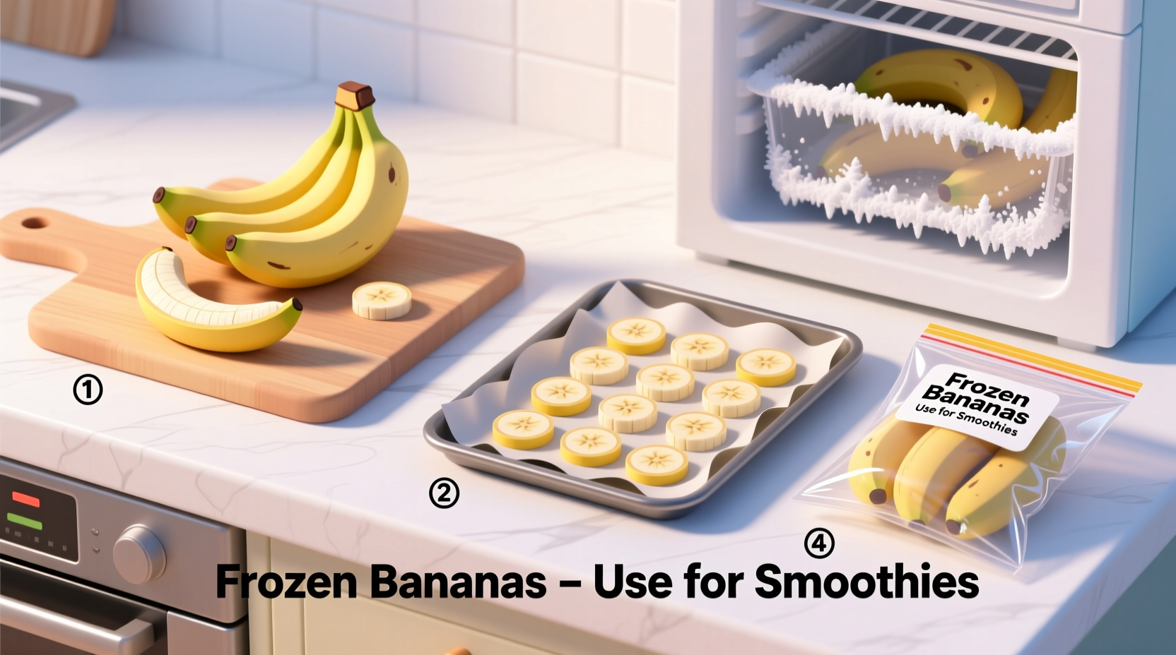 how to freeze bananas