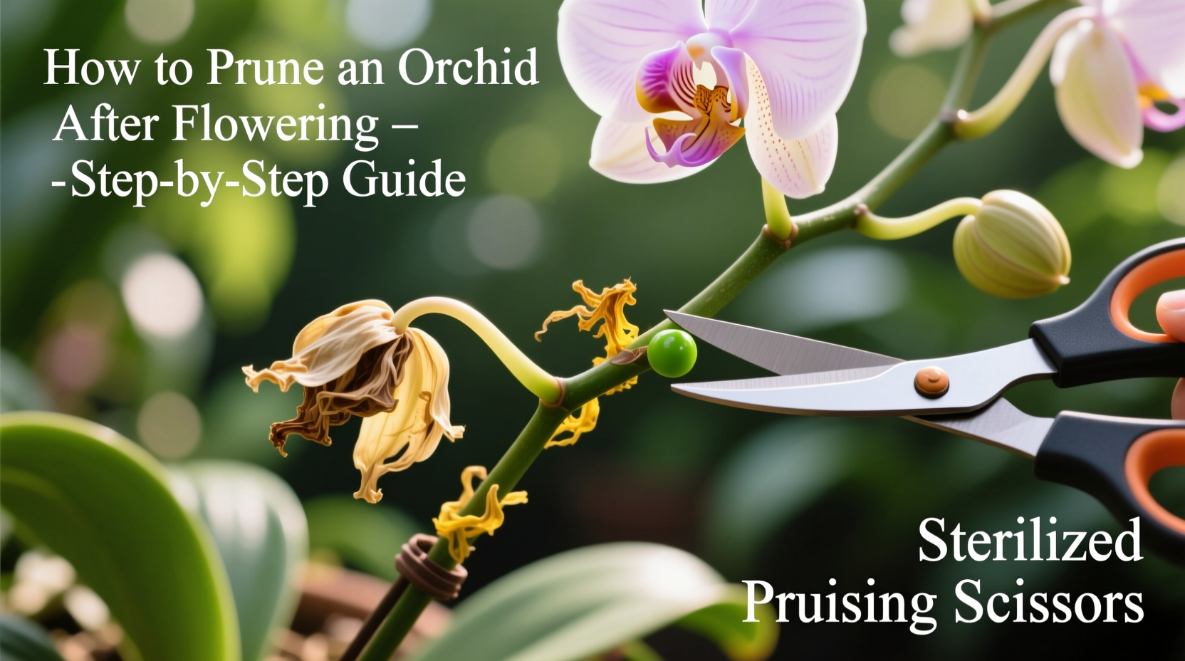 How to Prune an Orchid After Flowering: Step-by-Step Guide