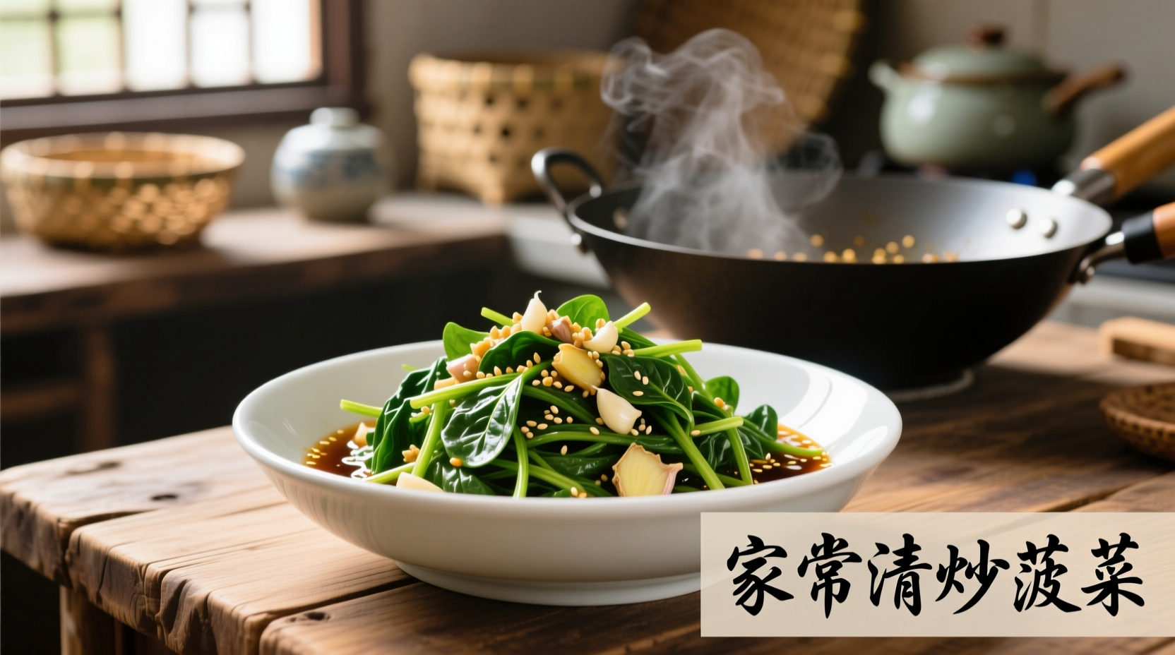 Authentic Chinese Spinach Recipe in 15 Minutes