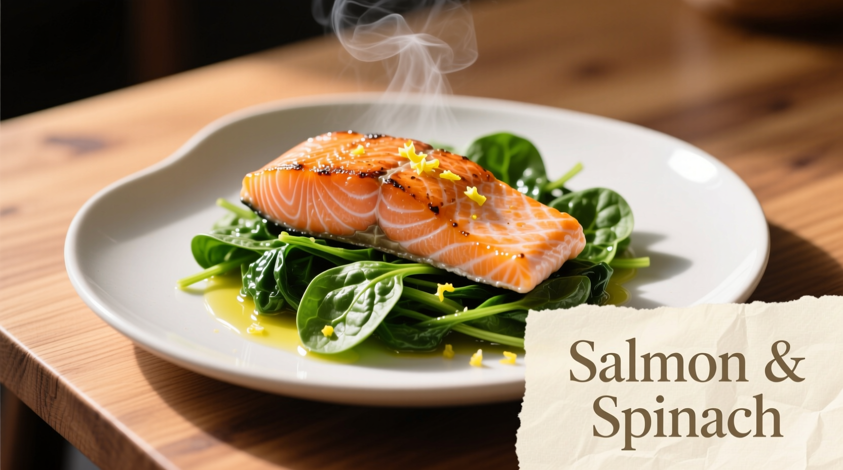 Perfect Salmon and Spinach Recipe in 25 Minutes