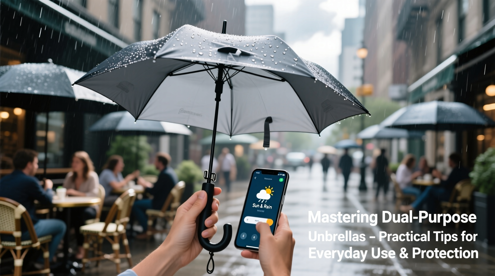 mastering dual purpose umbrellas practical tips for everyday use and protection