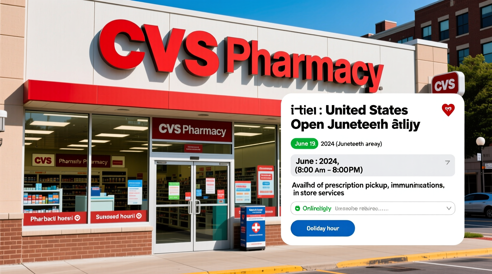 is cvs pharmacy open on juneteenth