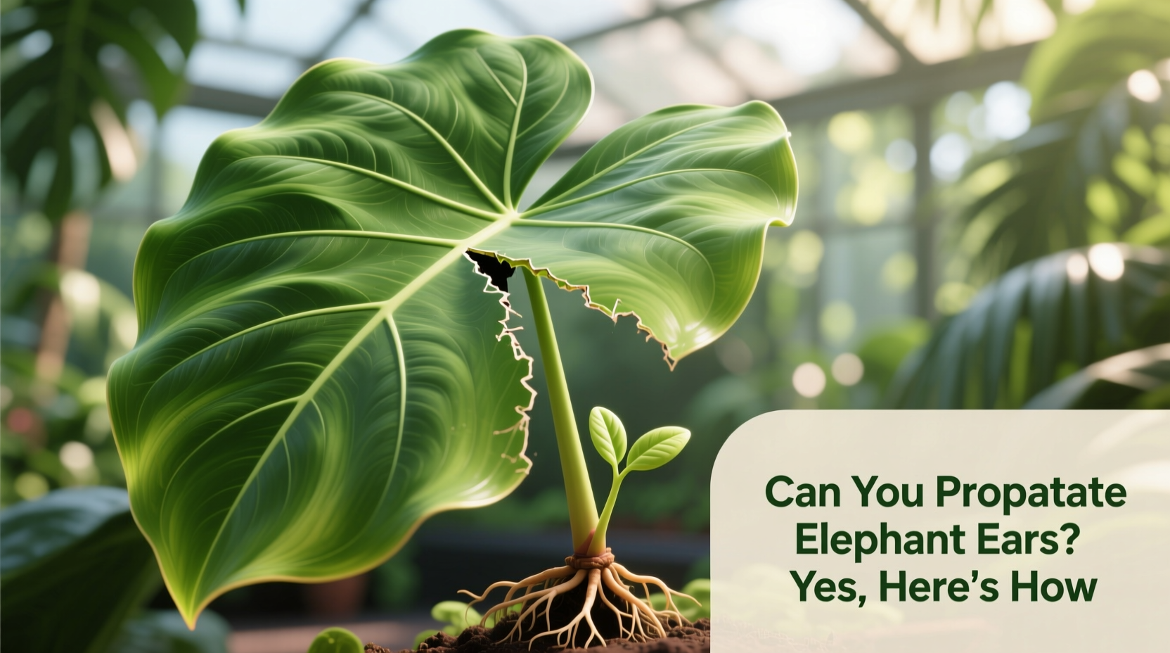 can you propagate elephant ears