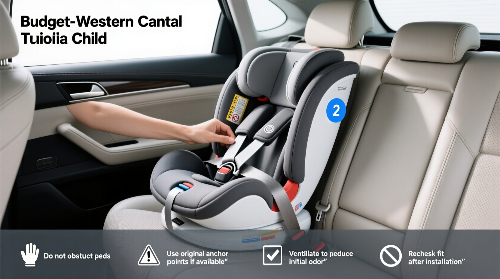 budget car rental child seat cost