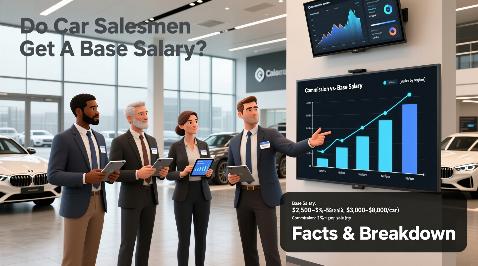 do car salesmen get a base salary