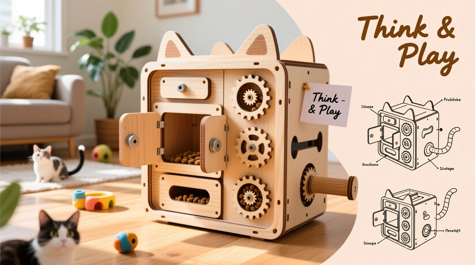 creative diy guide how to make a mega cat puzzle toy that sharpens your cats mind