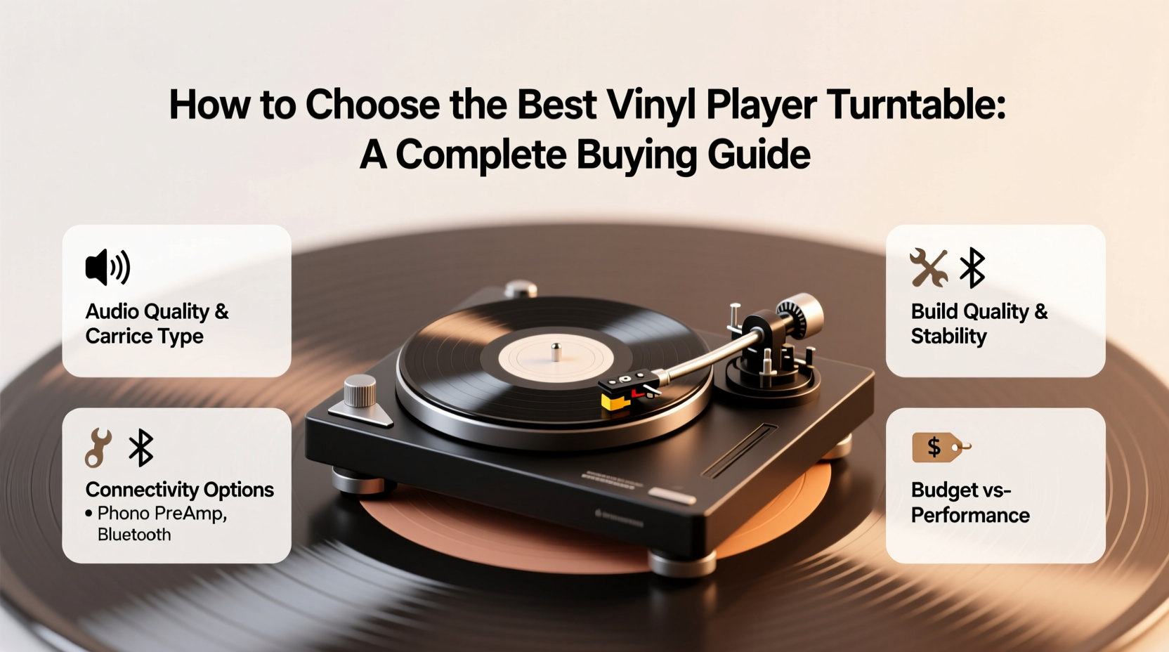 vinyl player turntable