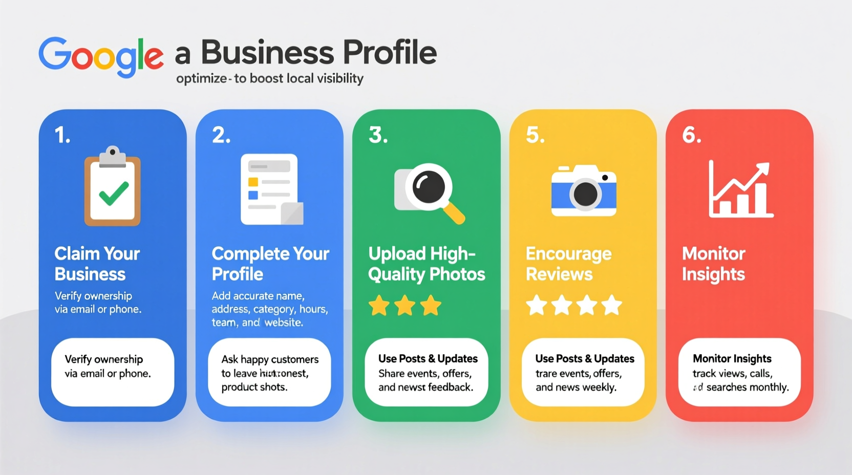 how to create and optimize a google business profile to boost local visibility