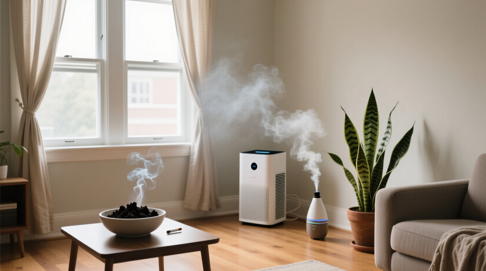 how to get rid of cigarette smell in an apartment