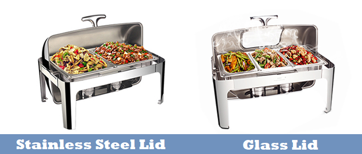 Luxury Roll Top Saving Chafing Dish Dishes Stainless Steel Buffet Food Warmer Display Set Luxury Roll Top Saving Chafing Dish Dishes Stainless Steel Buffet Food Warmer Display Set