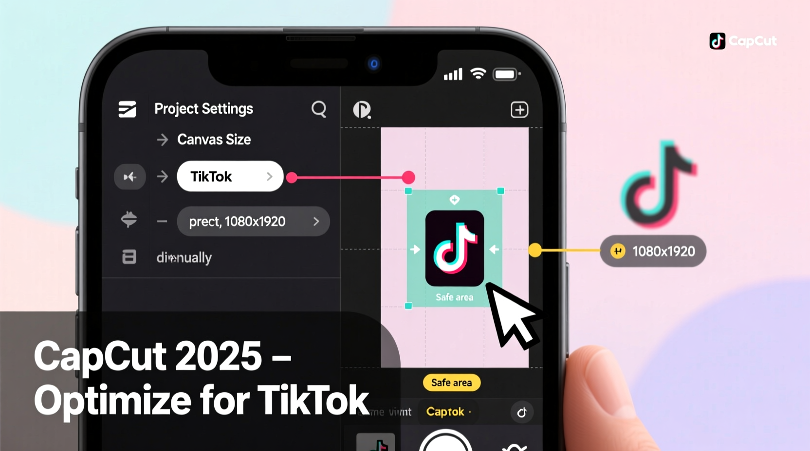 Change Video Dimensions for TikTok on CapCut 2025