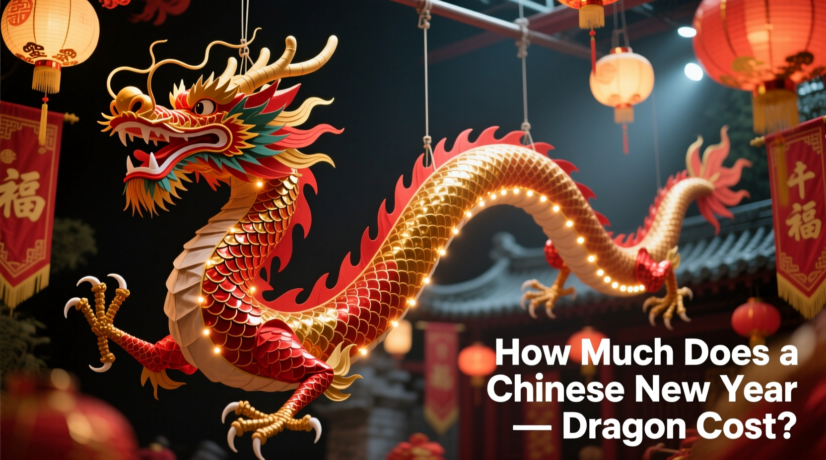 how much does chinese new year dragon cost