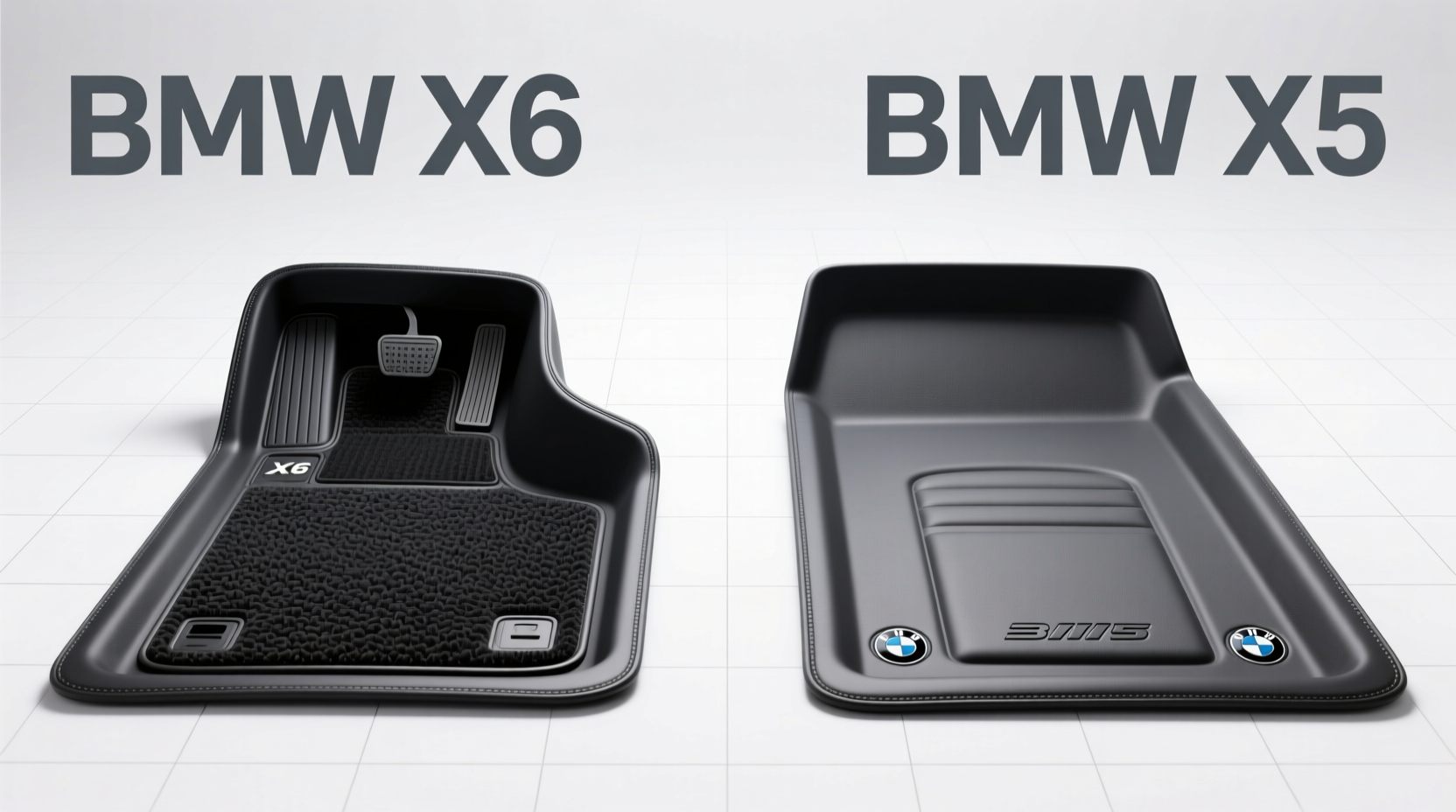 bmw x6 vs x5 floor mats