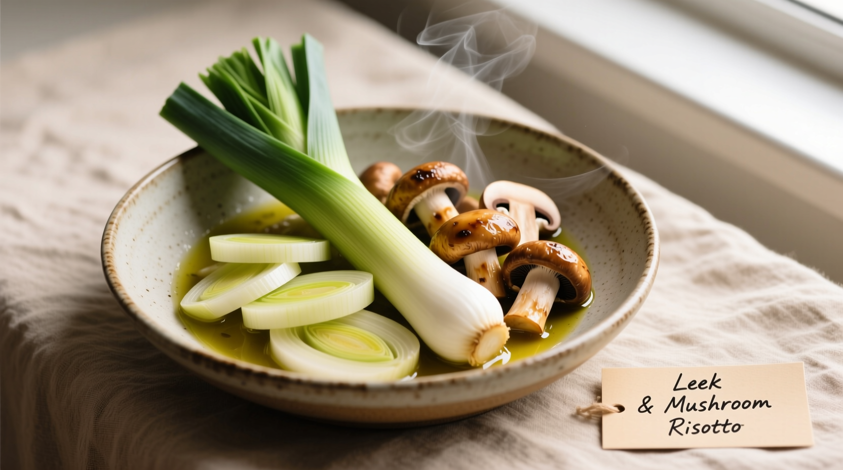 leek and mushroom recipes