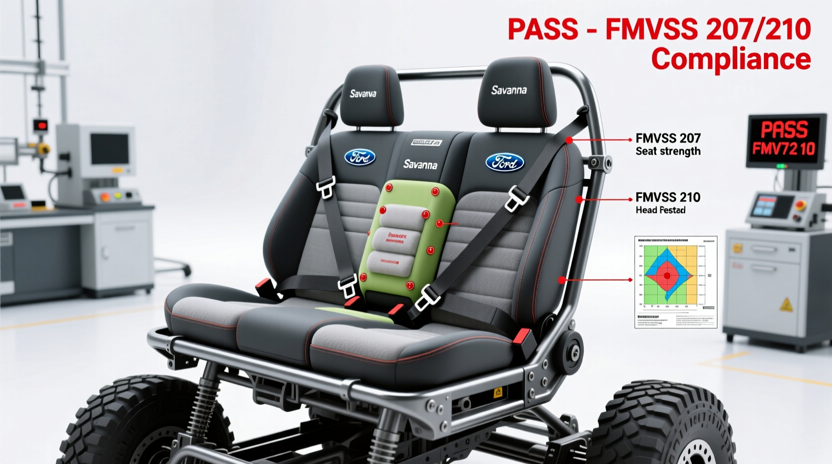 savanna seat fmvss compliance