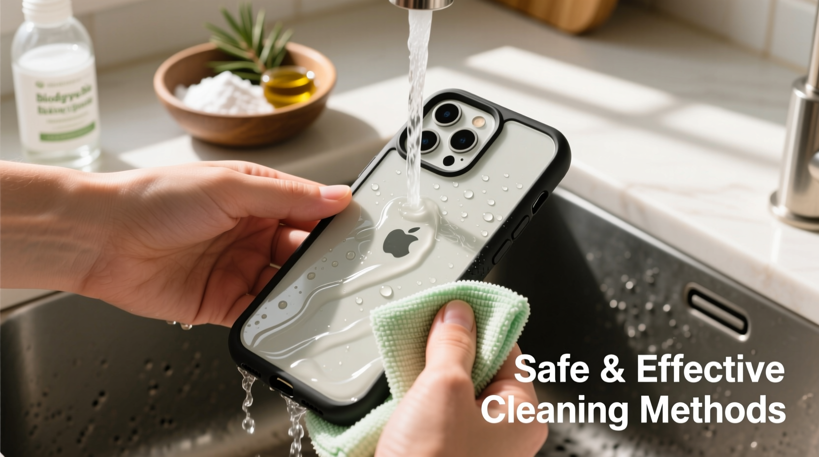 effective methods to deep clean and sanitize your protective phone case safely