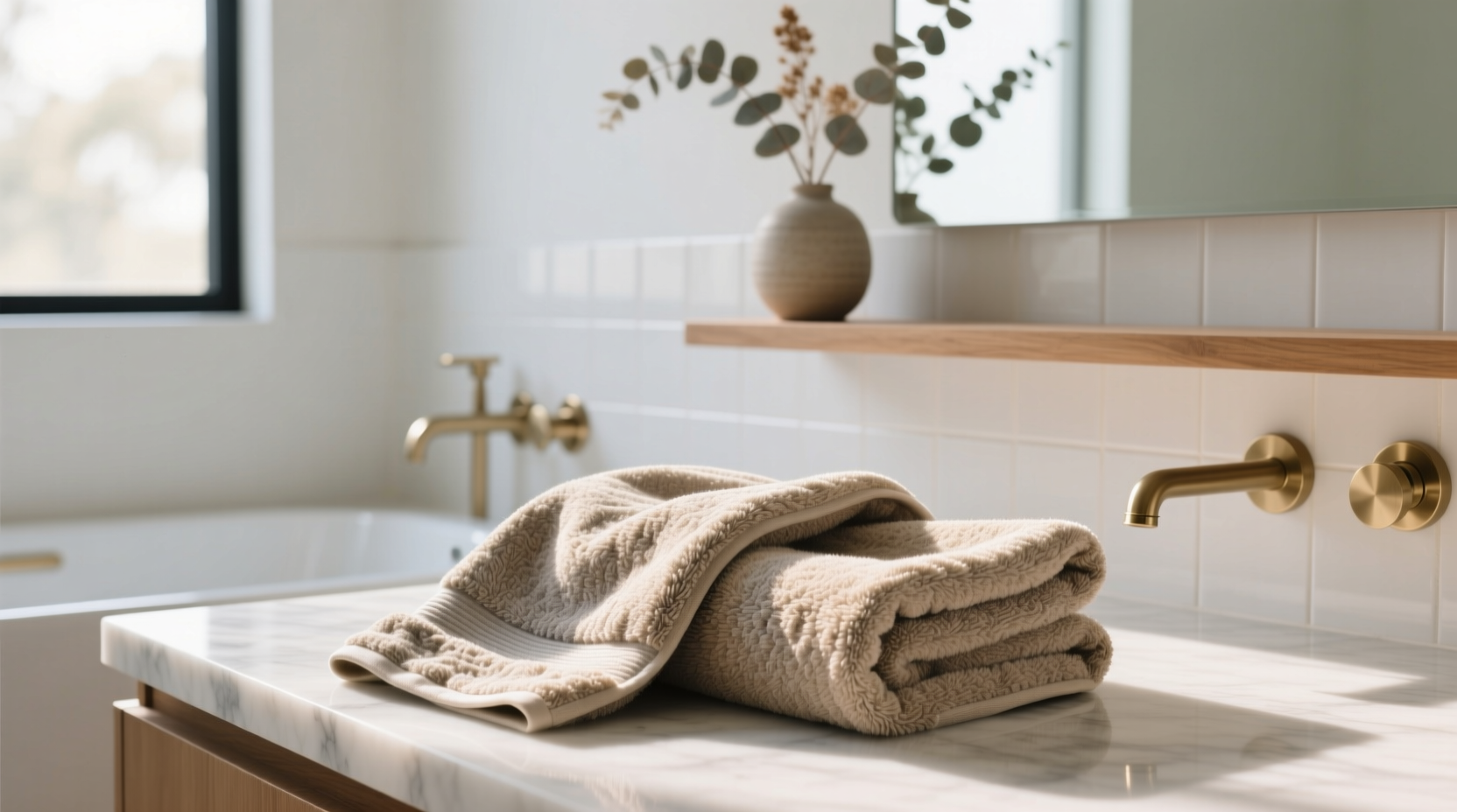 BHG x Walmart Signature Soft Melange Bath Towel Laundry Secrets
