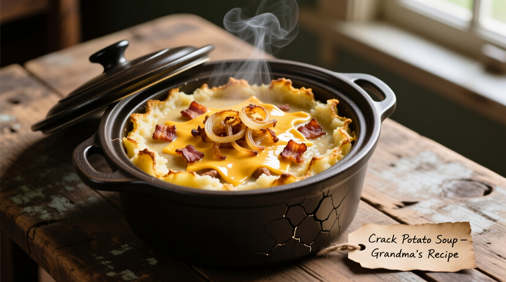 Crock-Pot Crack Potato Soup Recipe: Creamy & Addictive