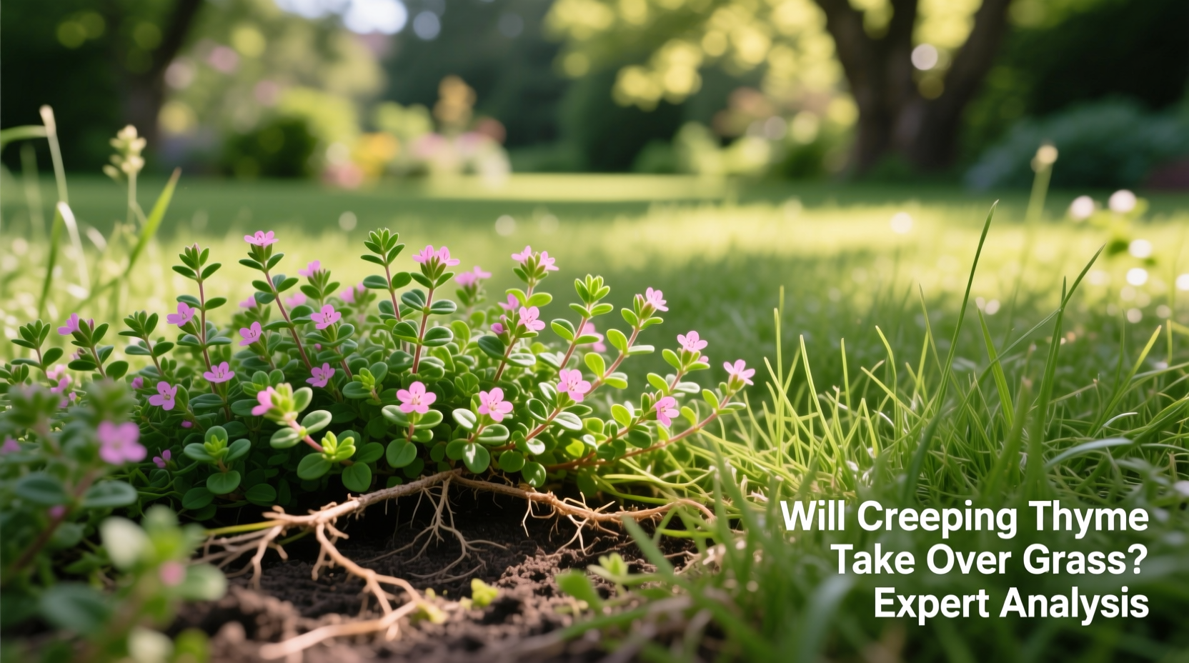 Will Creeping Thyme Take Over Grass? Expert Analysis