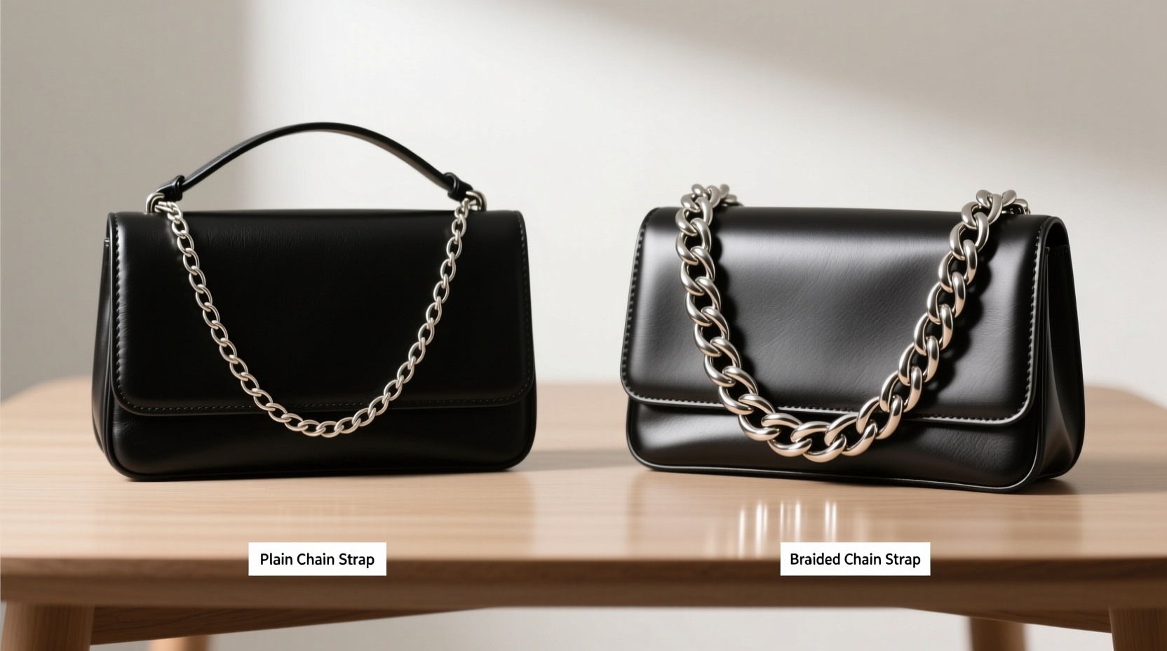 braided vs plain chain straps does the style really last longer