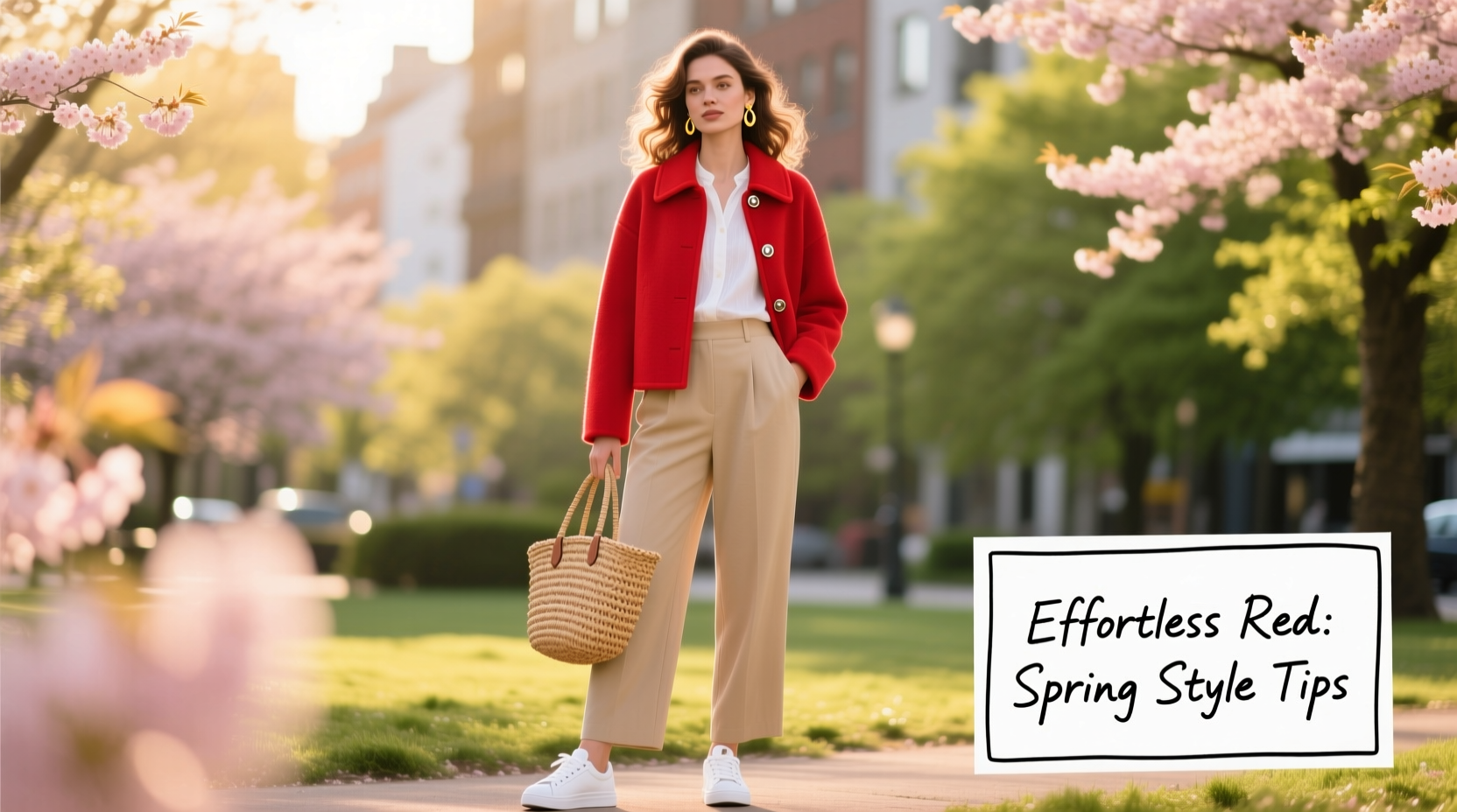 effortless ways to style a red jacket for spring tips for a fresh vibrant look