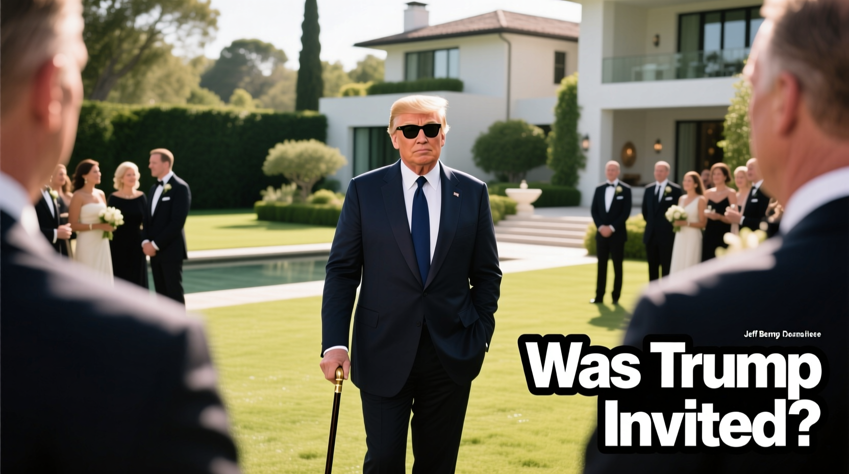 is trump invited to bezos wedding