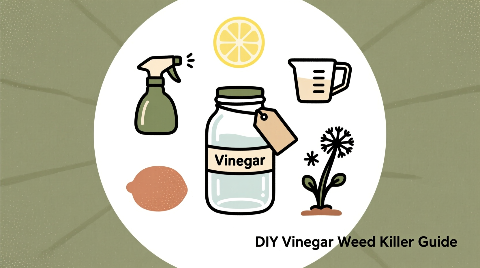 diy vinegar weed killer guide